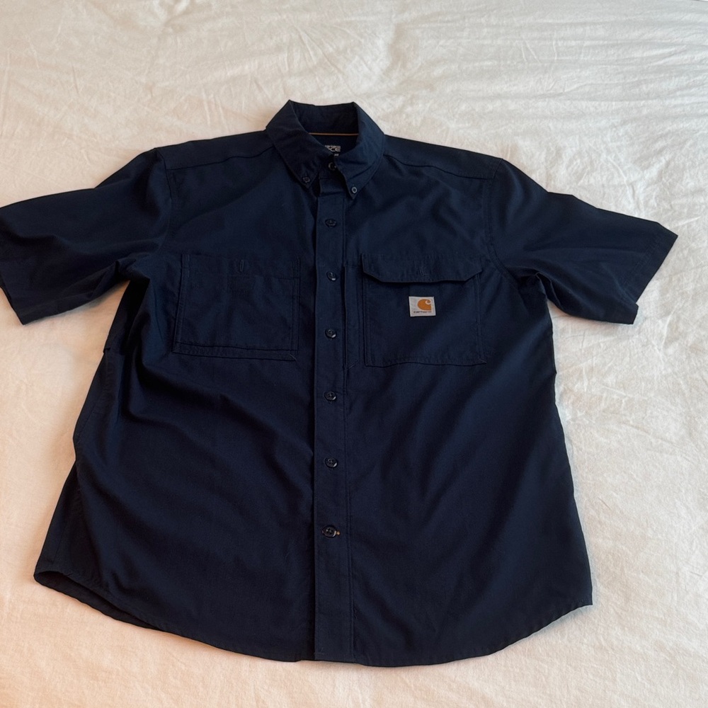 Carhartt Force Men's Dark Blue Casual Shirt